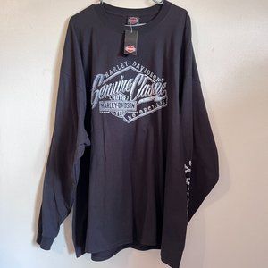 Harley Davidson Mens Long Sleeve T-shirt Cabo San Lucas Mexico Black size 4X lar